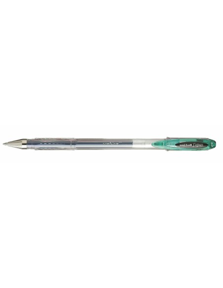 Liquid ink pen Uni-Ball Rollerball Signo Basicos UM-120 Green 0,5 mm (12 Pieces) | Tienda24 Tienda24.eu