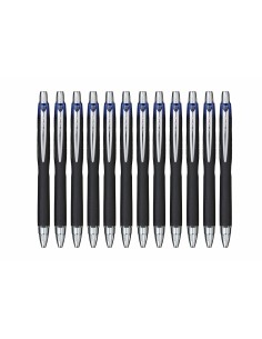 Esferográfica de tinta líquida Uni-Ball Rollerball Jetstream SXN-210 Azul 1 mm (12 Peças) de Uni-Ball, Canetas de tinta líqui...