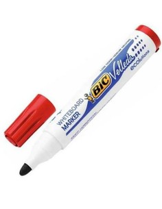 Pennarelli a gesso liquido Bic Velleda Ecolutions 1701 Rosso (12 Pezzi) da Bic, Marcatori cancellabili a secco e liquidi - Re...