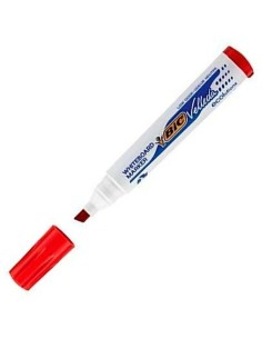 Pennarelli a gesso liquido Bic Velleda 1751 Rosso (12 Pezzi) da Bic, Marcatori cancellabili a secco e liquidi - Ref: S8419592...