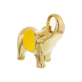 Decorative Figure Alexandra House Living Golden Ceramic Elephant 20 x 9 x 18 cm by Alexandra House Living, Collectables - Ref...