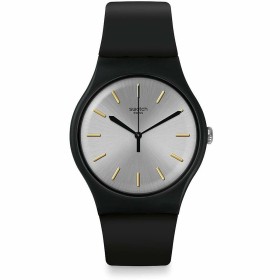 Men's Watch Swatch BLACKTOBLACK (Ø 41 mm) by Swatch, Wrist Watches - Ref: S7262911, Price: 98,14 €, Discount: %