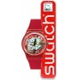 Montre Homme Swatch ROSSO BIANCO (Ø 34 mm) de Swatch, Montres bracelet - Réf : S7262962, Prix : 99,90 €, Remise : %