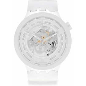 Relógio para bebês Swatch BIOCERAMIC C-WHITE (Ø 47 mm) de Swatch, Relógios com braselete - Ref: S7263008, Preço: 180,13 €, De...