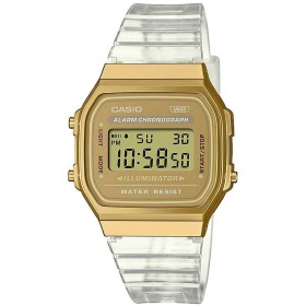 Orologio Unisex Casio VINTAGE COLLECTION - TRANSPARENT BAND - GOLD (Ø 36 mm) di Casio, Orologi da polso - Rif: S7263483, Prez...