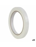 Cinta Adhesiva Apli 66 m 12 mm Blanco PVC (12 Unidades) | Tienda24 Tienda24.eu