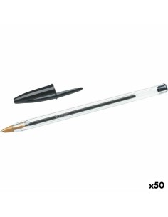 Stift Bic Cristal Original Schwarz 0,32 mm (50 Stück) von Bic, Einweg-Kugelschreiber - Ref: S8421072, Preis: €18.91, Rabatt: %