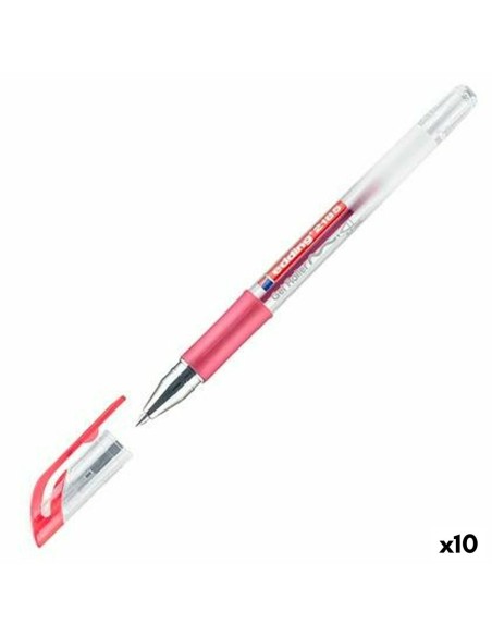 Roller Pen Edding 2185 Red 0,7 mm (10 Units) | Tienda24 Tienda24.eu