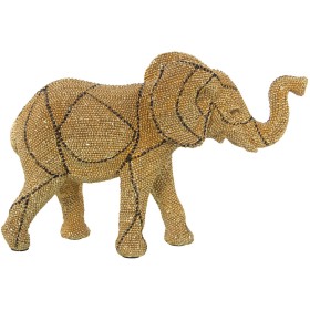 Figurine Décorative Alexandra House Living Doré Plastique Eléphant 11 x 27 x 19 cm de Alexandra House Living, Pièces de colle...