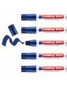 Permanent marker Edding 850 Blue (5 Units) | Tienda24 Tienda24.eu