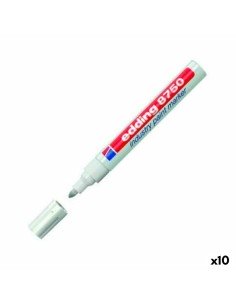 Dauermarker Edding E751 Weiß (10 Stück) | Tienda24 Tienda24.eu