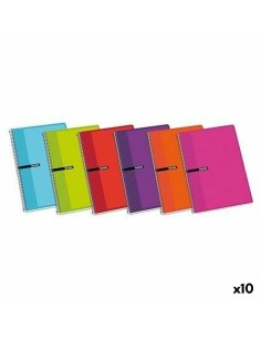 Cuaderno ENRI 80 Hojas Azul (10 Unidades) | Tienda24 Tienda24.eu