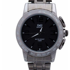 Montre Homme Q&Q Q602J405Y Noir Argenté (Ø 40 mm) de Q&Q, Montres bracelet - Réf : S7264386, Prix : 48,45 €, Remise : %