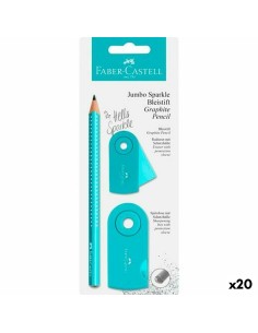 Lápices de colores Faber-Castell Polychromos Turquesa Azul Cobalto 6 Piezas | Tienda24 Tienda24.eu