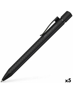 Penna Faber-Castell Grip Edition XB Nero 5 Unità da Faber-Castell, Penne a scatto - Ref: S8421660, Precio: 42,35 €, Descuento: %