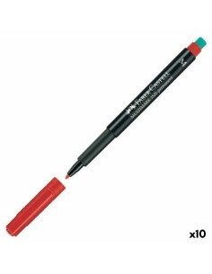 Marqueur permanent Staedtler Lumocolor 313-2 S Rouge (10 Unités) | Tienda24 Tienda24.eu