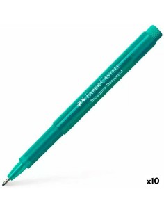 Pennarelli Faber-Castell Broadpen Document Turchese (10 Unità) da Faber-Castell, Penne a punta porosa - Ref: S8421737, Precio...