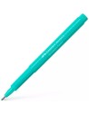 Felt-tip pens Faber-Castell Broadpen Document Turquoise (10 Units) | Tienda24 Tienda24.eu