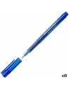 Rotuladores Faber-Castell Broadpen Document 1554 Azul (10 Unidades) | Tienda24 Tienda24.eu