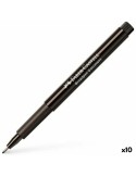 Pennarelli Faber-Castell Broadpen Document Nero (10 Unità) da Faber-Castell, Penne a punta porosa - Ref: S8421741, Precio: €1...