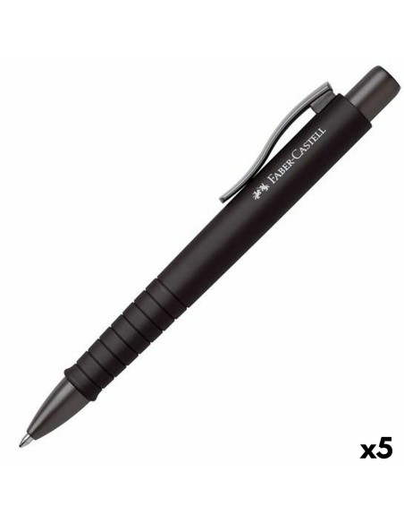 Crayon Faber-Castell Poly Ball XB Noir (5 Unités) | Tienda24 Tienda24.eu