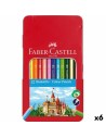 Lápices de colores Faber-Castell Multicolor 6 Piezas | Tienda24 Tienda24.eu