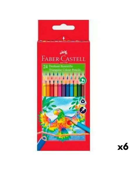 Buntstifte Faber-Castell Bunt 6 Stücke | Tienda24 Tienda24.eu