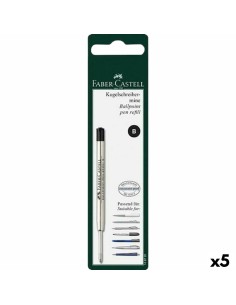 Peças sobresselentes Faber-Castell Caneta Preto (5 Unidades) de Faber-Castell, Recargas para canetas - Ref: S8421926, Precio:...