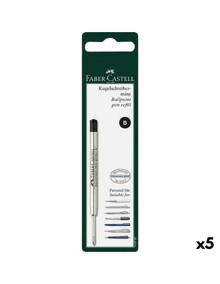 Ersatzteile Faber-Castell Stift Schwarz (5 Stück) | Tienda24 Tienda24.eu