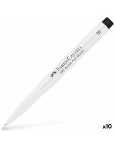 Pennarelli Faber-Castell Pitt Artist Bianco (10 Unità) da Faber-Castell, Penne a punta porosa - Ref: S8421962, Precio: 18,08 ...