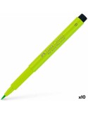 Pennarelli Faber-Castell Pitt Artist Verde Chiaro (10 Unità) da Faber-Castell, Penne a punta porosa - Ref: S8421978, Precio: ...