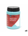 Tempera La Pajarita L-35 6 Pieces Turquoise School Satin finish | Tienda24 Tienda24.eu