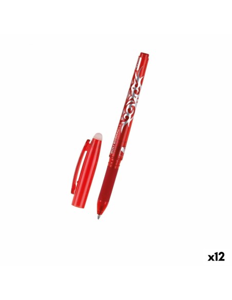 Caneta MP Click System Vermelho Tinta apagável 0,7 mm (12 Unidades) | Tienda24 Tienda24.eu