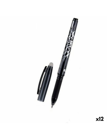 Caneta MP Preto Tinta apagável 0,7 mm (12 Unidades) | Tienda24 Tienda24.eu