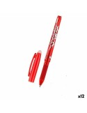 Caneta MP Vermelho Tinta apagável 0,7 mm (12 Unidades) | Tienda24 Tienda24.eu