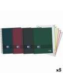 Notebook Oxford Europeanbook 5 & You Multicolour A5 120 Sheets (5 Units) | Tienda24 Tienda24.eu