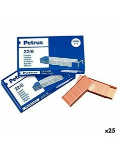 Heftklammern Petrus 22/6 6 mm (25 Stück) von Petrus, Heftklammern - Ref: S8422315, Preis: 22,92 €, Rabatt: %