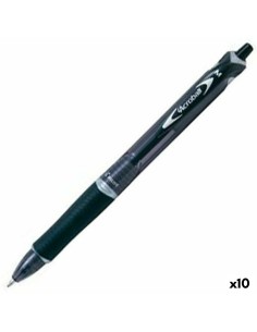 Bolígrafo Pilot Supergrip Negro 0,4 mm (12 Unidades) | Tienda24 Tienda24.eu