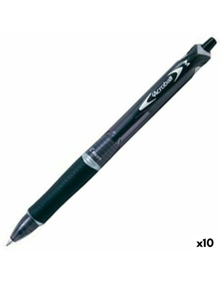 Bolígrafo Pilot Acroball Negro 0,4 mm (10 Unidades) | Tienda24 Tienda24.eu