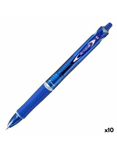 Crayon Pilot Acroball Bleu 0,4 mm (10 Unités) | Tienda24 Tienda24.eu