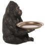 Deko-Figur Alexandra House Living Gold Kunststoff Gorilla 38 x 55 x 47 cm Schale von Alexandra House Living, Sammlerstücke - ...