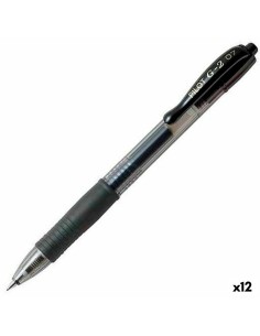 Stylo gel Sharpie S-Gel Blanc Bleu 0,7 mm (12 Unités) | Tienda24 Tienda24.eu