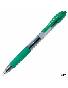 Gel pen Pilot G-3 Grip Red 0,5 mm (12 Units) | Tienda24 Tienda24.eu