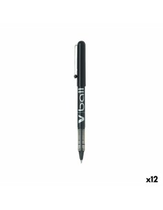 Esferográfica de tinta líquida Uni-Ball ROLLERBALL EYE OCEAN CARE 0,5 mm Vermelho (12 Unidades) | Tienda24 Tienda24.eu