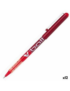 Esferográfica de tinta líquida Uni-Ball ROLLERBALL EYE OCEAN CARE 0,5 mm Vermelho (12 Unidades) | Tienda24 Tienda24.eu