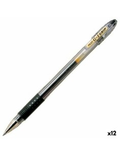 Esferográfica de gel Bic GEL-OCITY STIC Preto 0,5 mm (30 Unidades) | Tienda24 Tienda24.eu