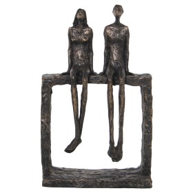 Figurine Décorative Alexandra House Living Doré Plastique Couple 12 x 18 x 28 cm de Alexandra House Living, Pièces de collect...