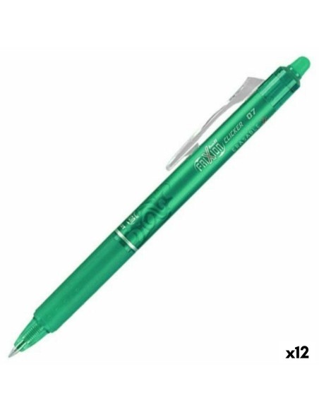 Stift Pilot Frixion Clicker Löschbare Tinte grün 0,4 mm (12 Stück) | Tienda24 Tienda24.eu