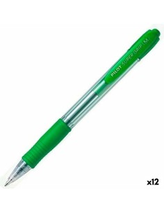 Caneta Pilot Supergrip Verde 0,4 mm (12 Unidades) de Pilot, Canetas esferográficas retráteis - Ref: S8422414, Precio: €19.48,...