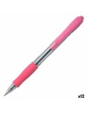 Caneta Pilot Supergrip Cor de Rosa 0,4 mm (12 Unidades) | Tienda24 Tienda24.eu